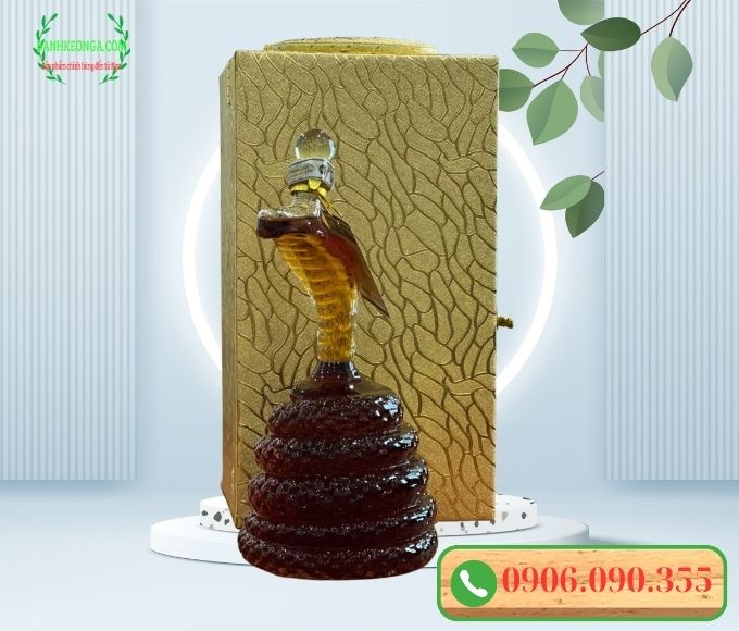 Rượu hình con rắn 1000ml