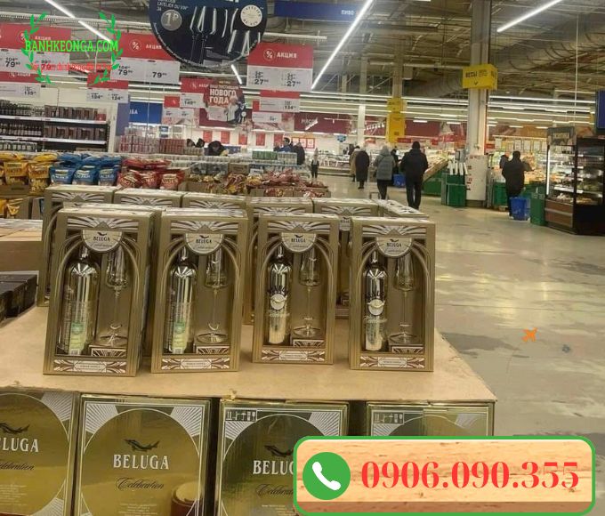 Vodka Beluga hộp quà