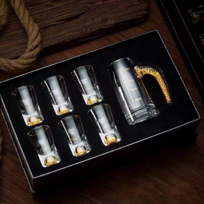 Bộ ly thủy tinh uống rượu mao đài 
