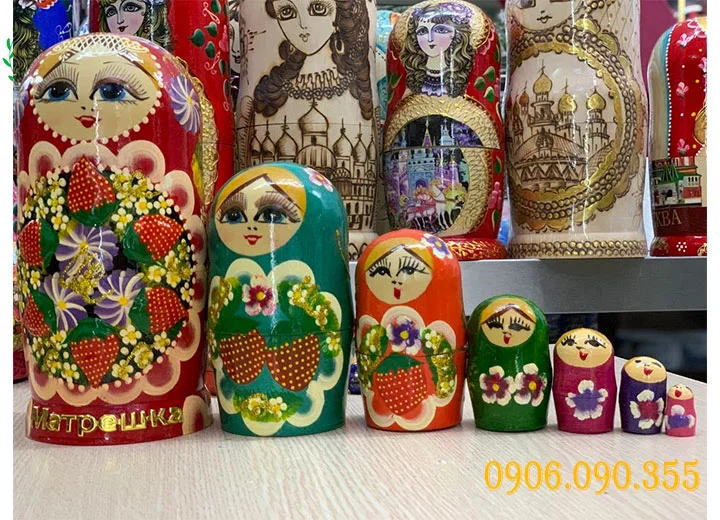 búp bê Matryoshka 7 con