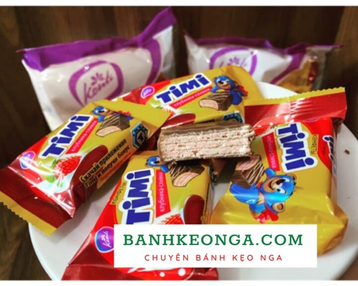[Giá Tốt] Bánh Xốp Socola Timi Của Nga
