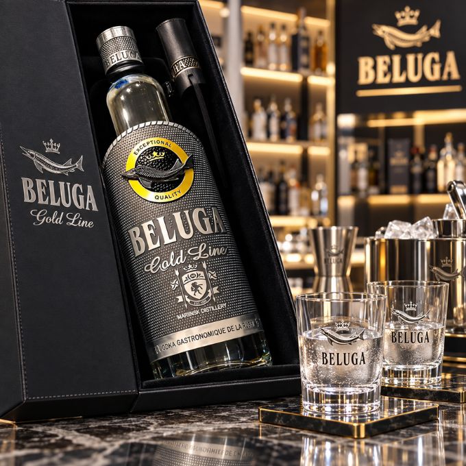 Rượu Beluga Gold Line –Vodka Beluga búa Cao Cấp cho Tết 2027